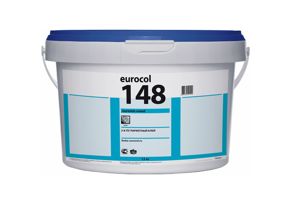 Паркетный клей Euromix Wood 2К ПУ 9,625 кг