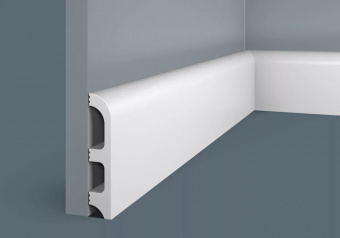 Плинтус напольный из экополимера Cosca Decor PX014