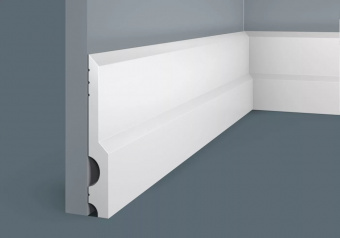 Плинтус напольный из экополимера Cosca Decor PX011